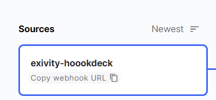 Copy the Webhook URL